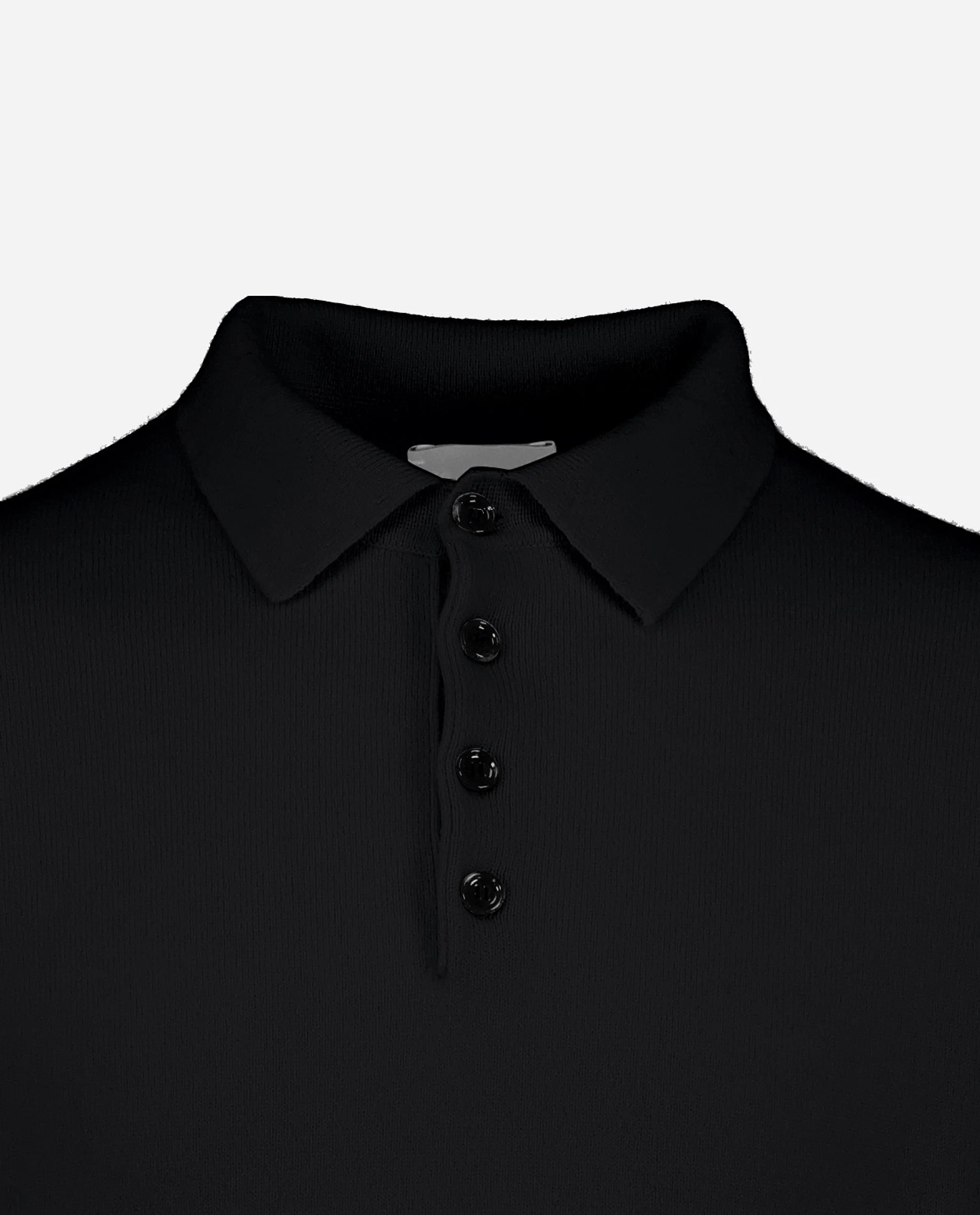 Polo Pullover aus Cashmere in Schwarz - Image 7
