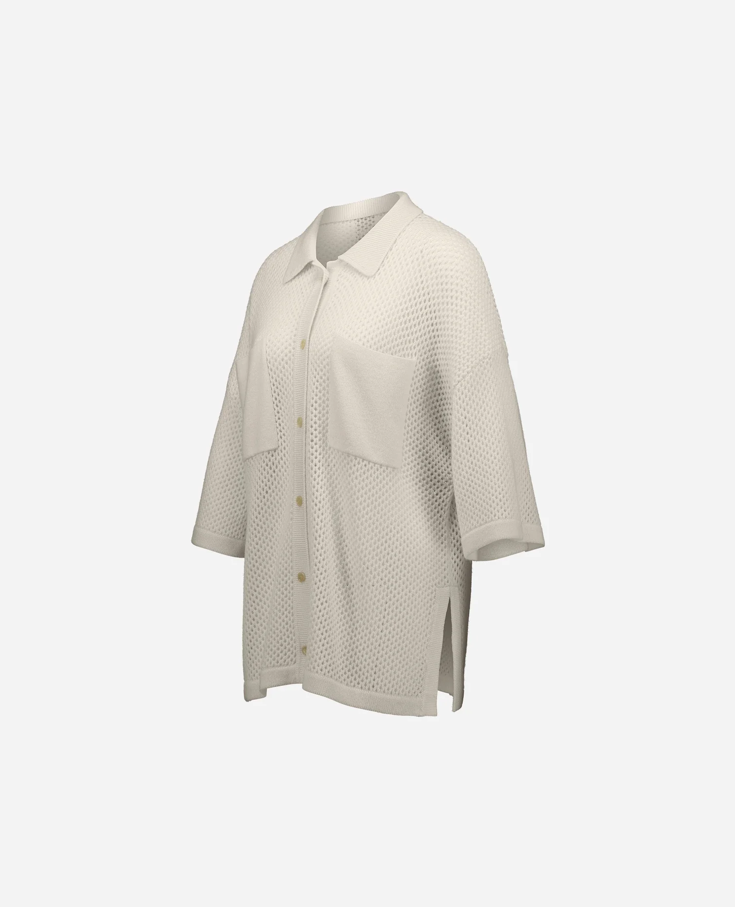 Woll-Mischung Pullover in Creme - Image 3